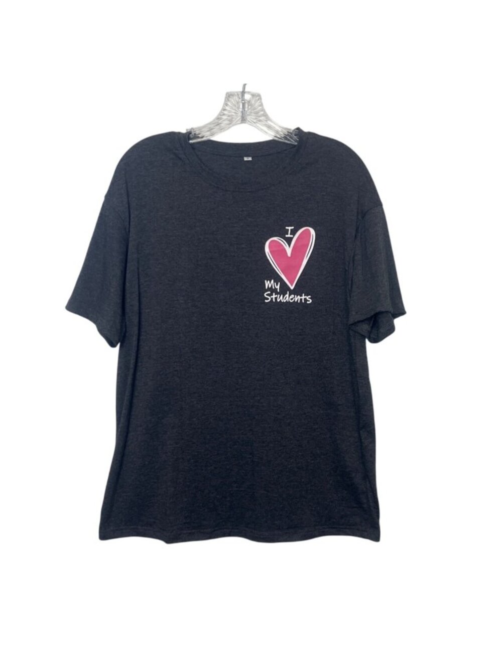 Teacher Appreciation Graphic Tshirt Tee I Love My Students Small Gray